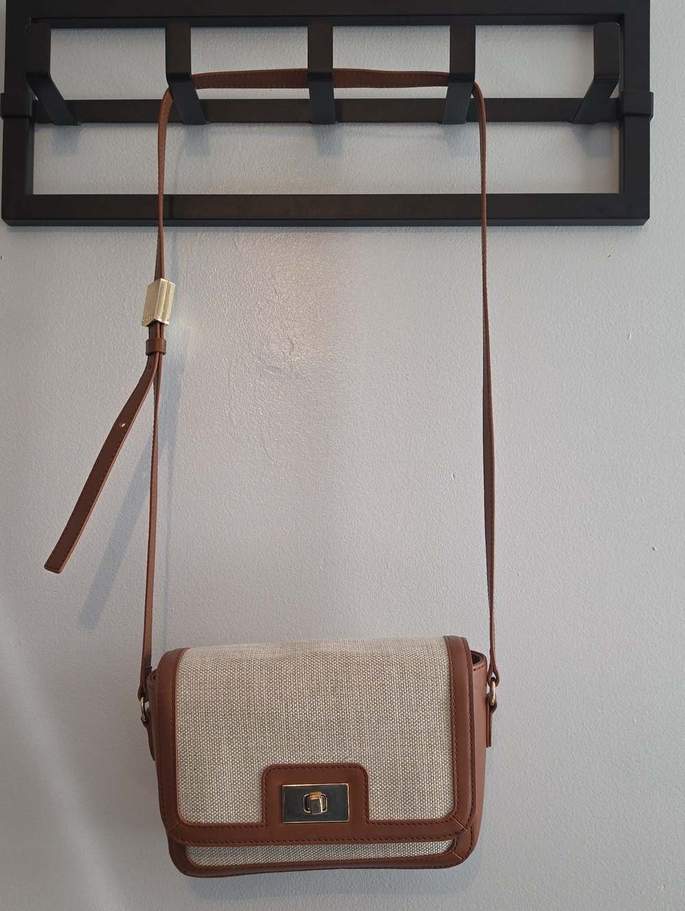 J. Crew Edie Italian Leather Crossbody Bag